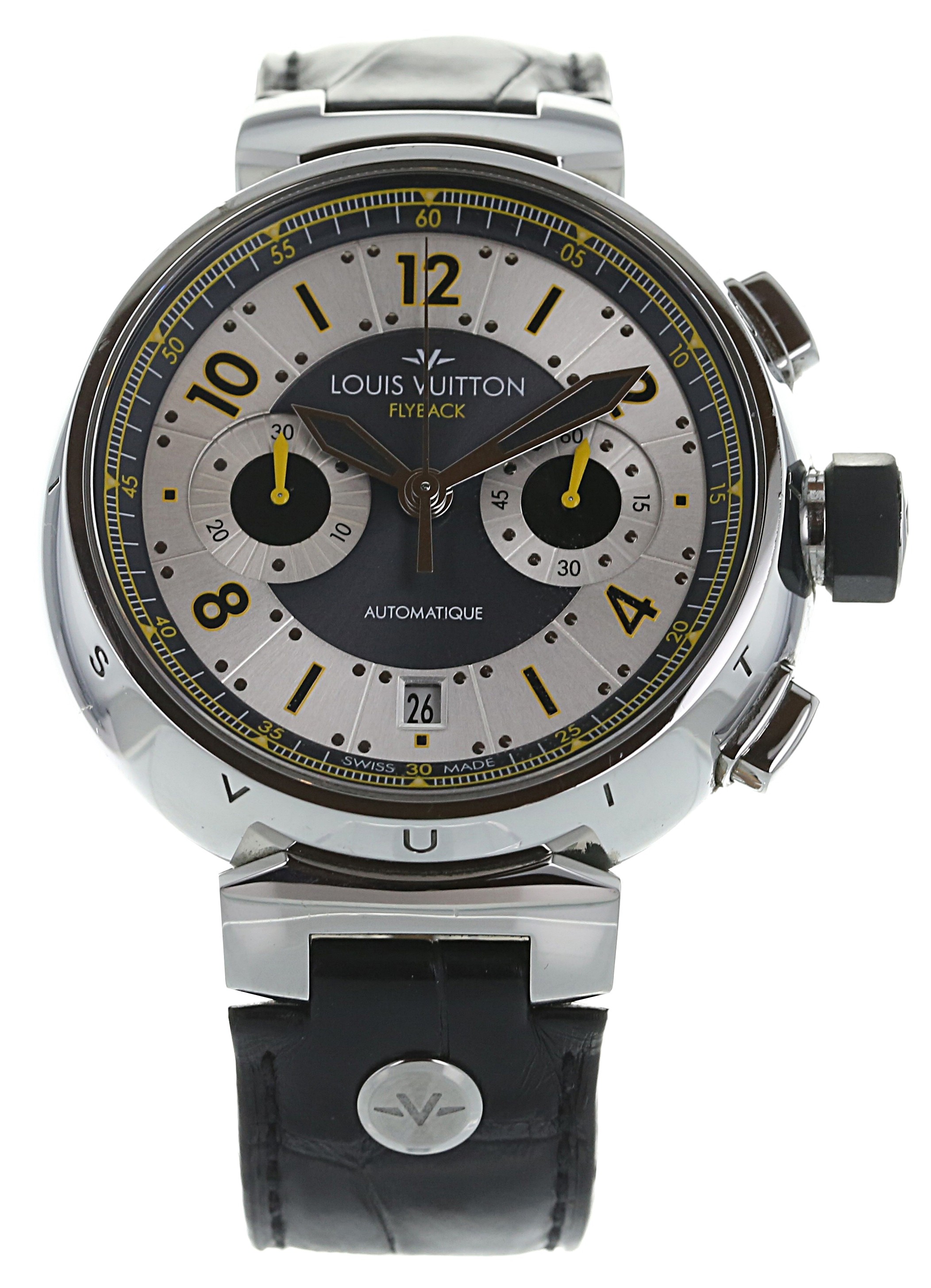 Louis Vuitton Tambour Flyback Chronograph for $4,077 for sale from a Seller  on Chrono24