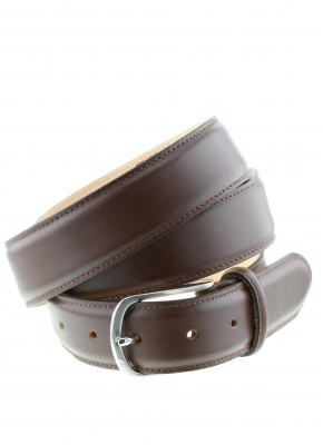 CEINTURE CUIR MARRON FONCE