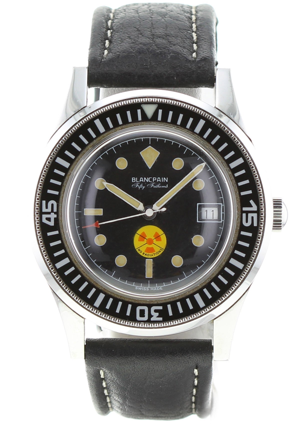 Blancpain fifty fathoms shop no radiation for sale