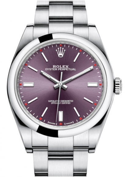 Rolex Oyster Perpetual Red Grape 114300