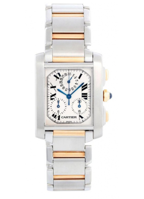 Cartier Tank Française Cartier tank française or acier