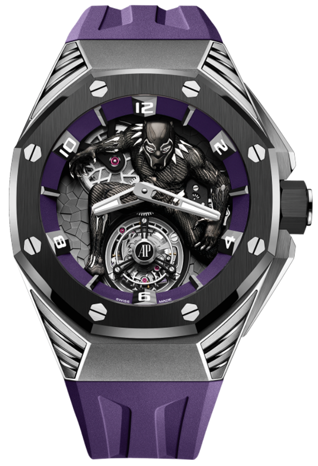 Audemars Piguet Black Panther flying tourbillon Royal Oak 26620IO