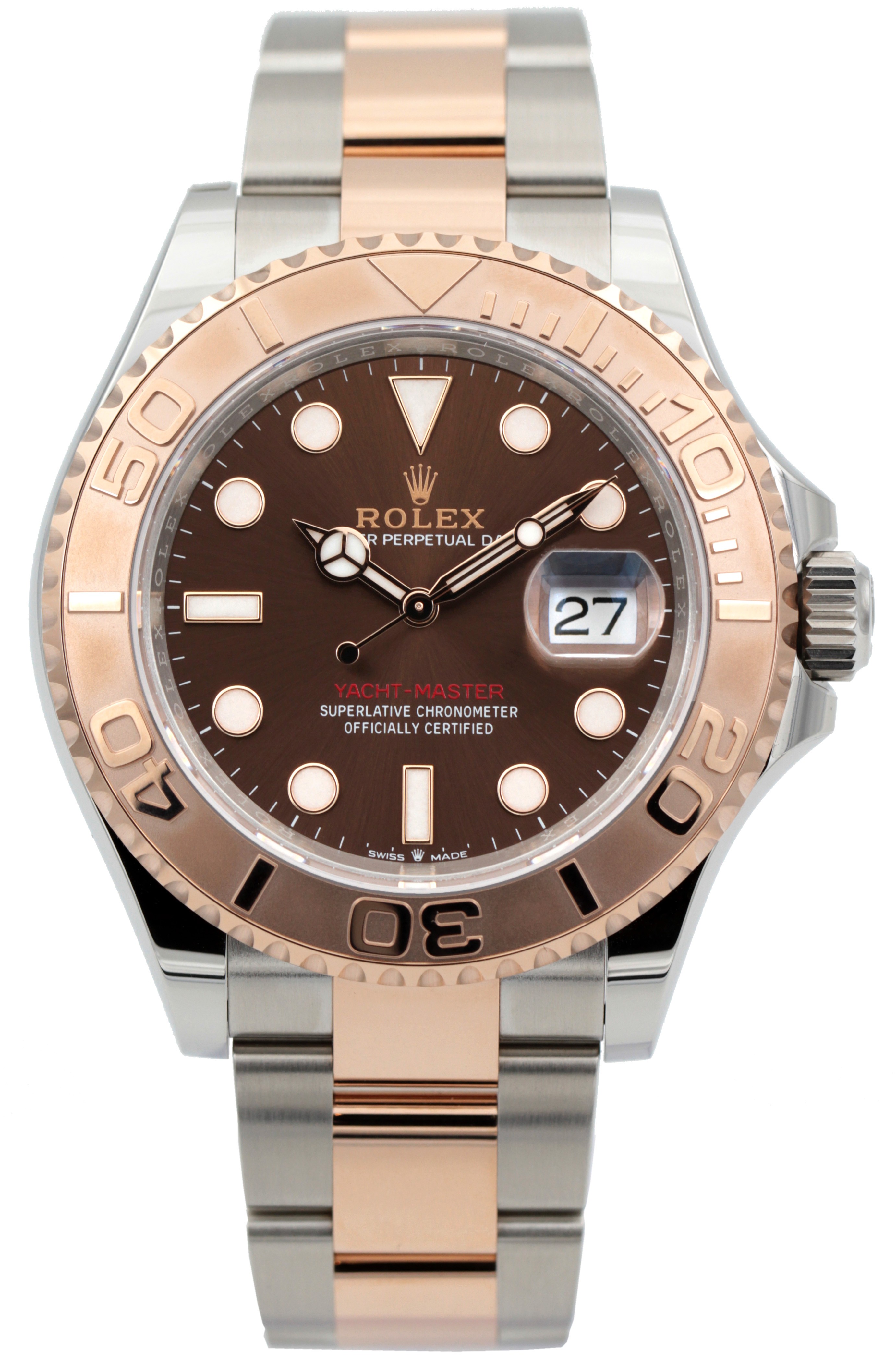 Rolex Yacht-Master 40mm Two Tone Chocolate Dial 126621 Unworn 2023