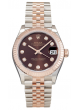  Datejust 31 Oyster, 31 mm, acier Oystersteel et or Everose 