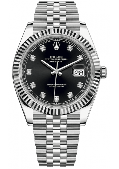 Rolex Rolex datejust 41 black dial 126334