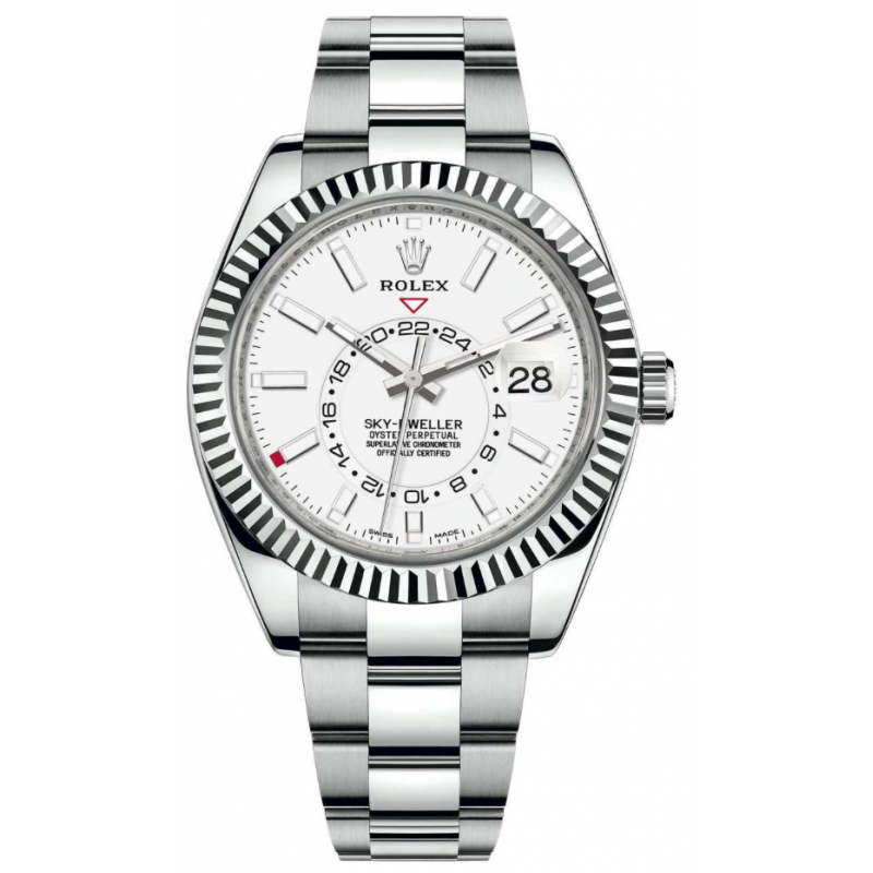 Rolex sky dweller on sale weiss