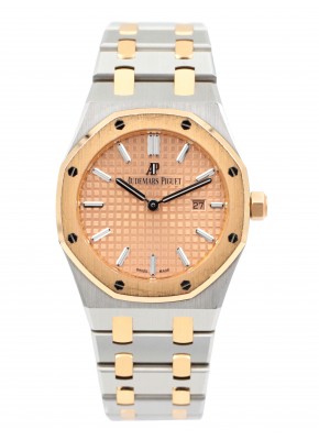  Royal Oak 33mm salmon rose gold lady 67650SR