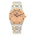  Royal Oak 33mm salmon rose gold lady 67650SR