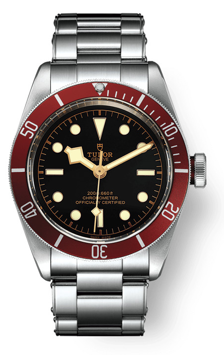 Tudor black shop and red