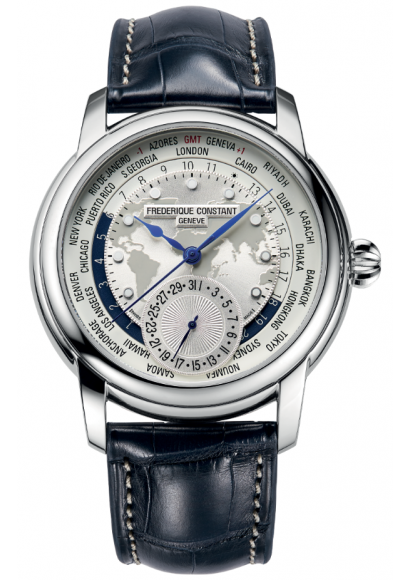  Manufacture Worldtimer FC-718MC4H6 Frederique Constant WORLDTIMER Acciaio Nero