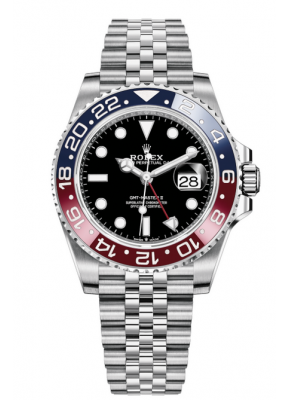  GMT-Master II 126710BLRO GMT-Master II 40mm Steel Jubilee Pepsi