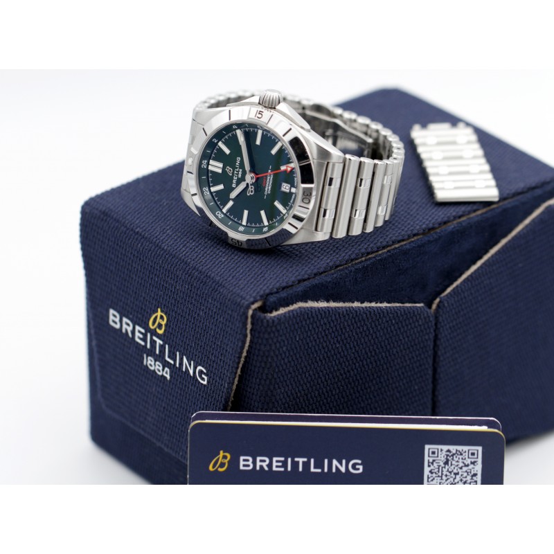 Breitling Chronomat gmt 40 Green NEW A32398101L1A1 A32398101L1A1 Br...