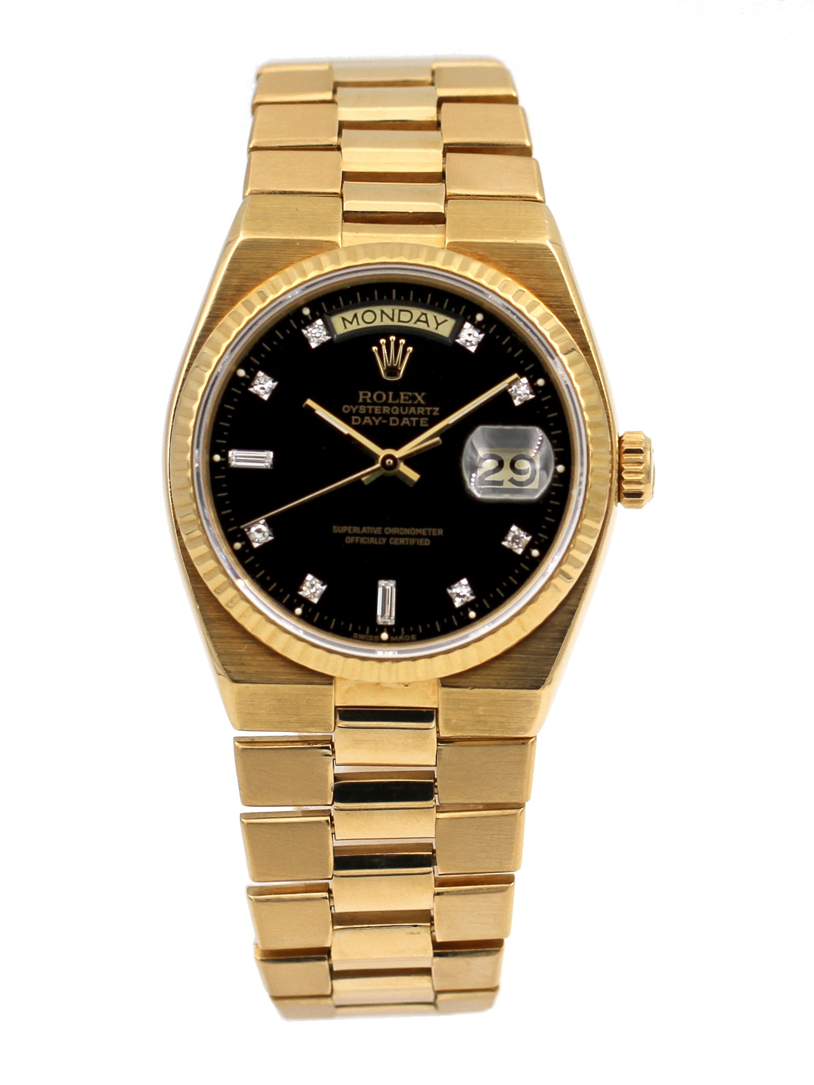 Rolex oysterquartz best sale day date gold