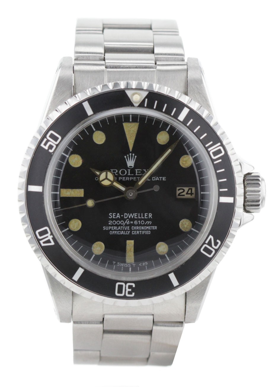 rolex sea dweller 1665 rail dial