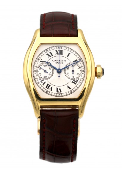 Cartier Tortue Monopoussoir Chronograph CPCP 2356B