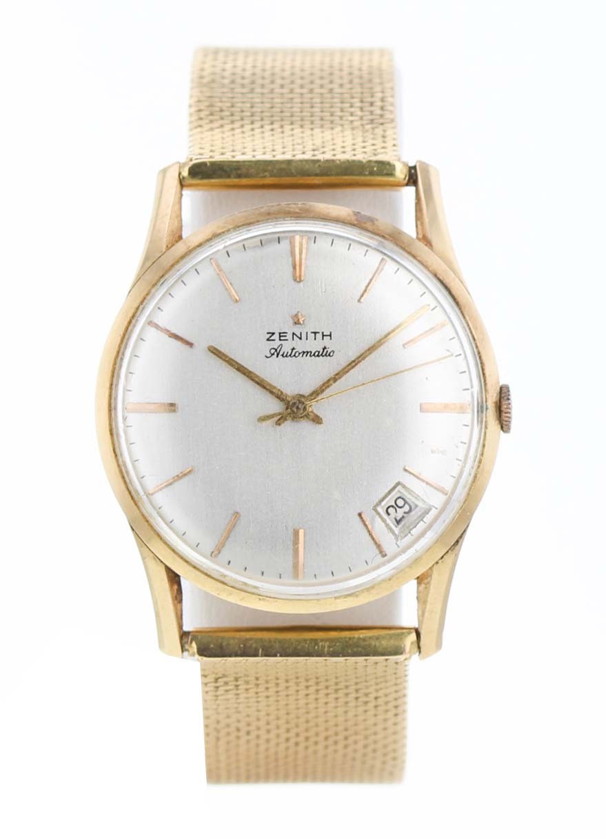 zenith gold watch vintage