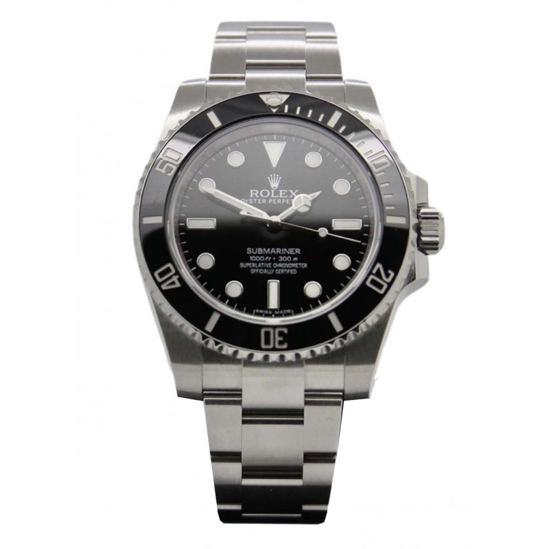 rolex submariner black face no date