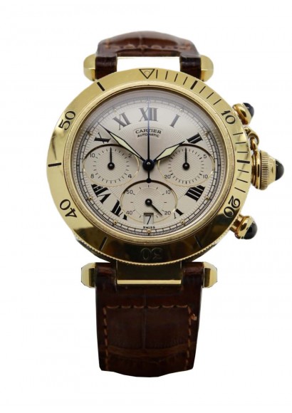 Cartier Pasha Chronograph 18k 2111