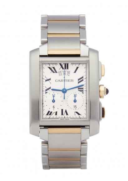 Cartier Tank Francaise Chronograph 2653 - Crown Jewelers