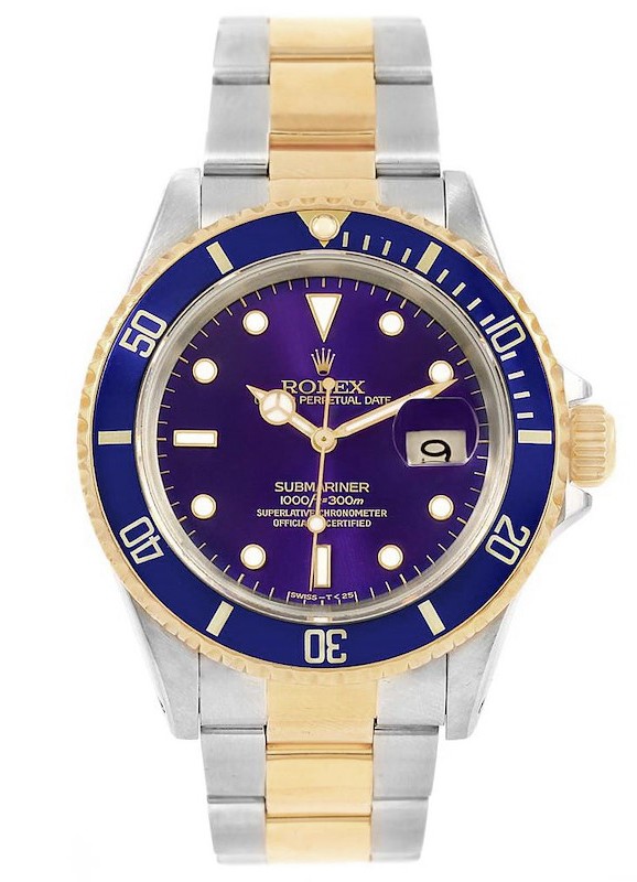 rolex submariner purple