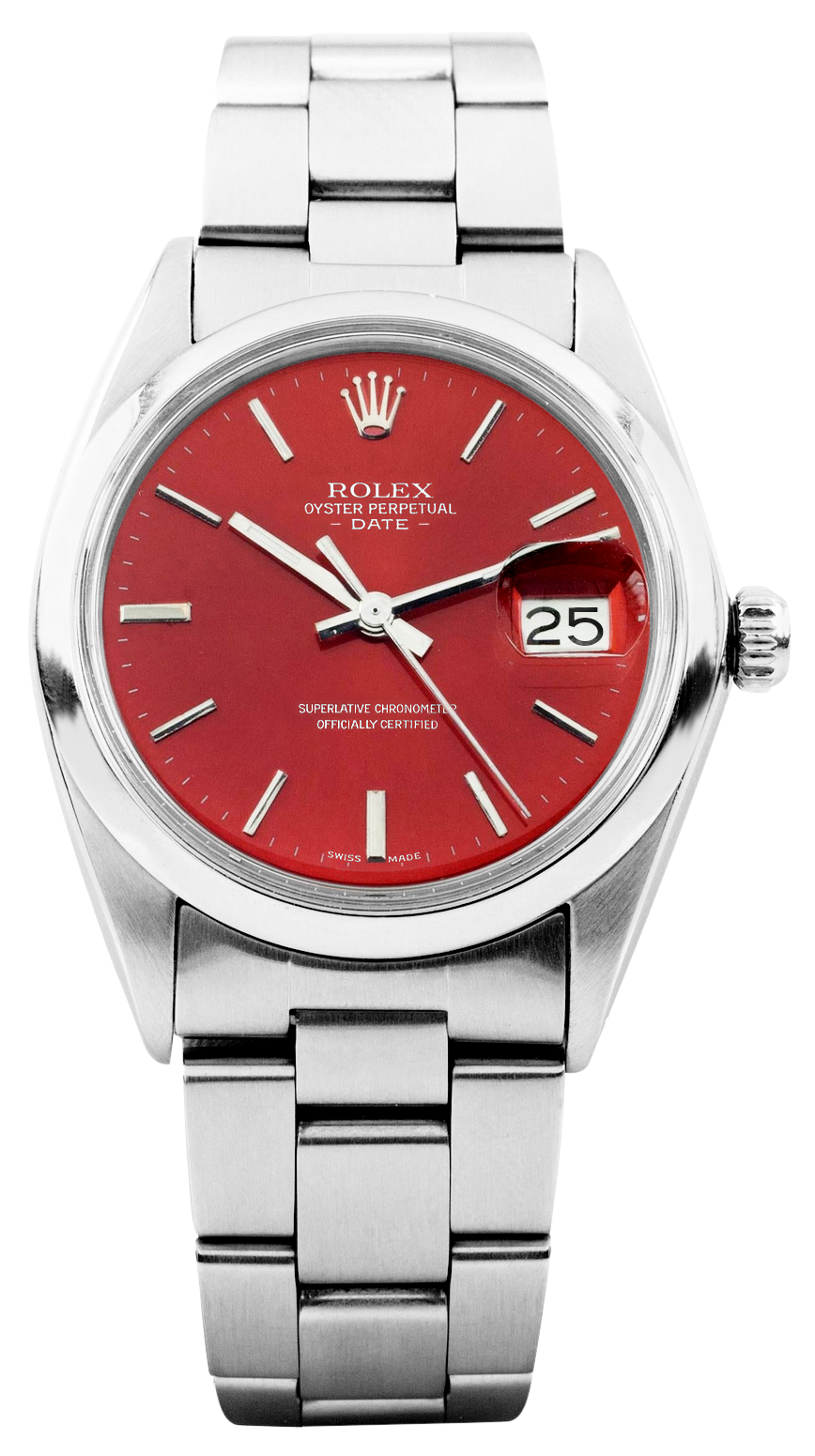 red face rolex datejust