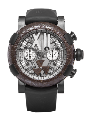 Romain Jerome Steampunk Chrono Black RJ.T.CH.SP.002.01 NEW