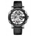 Romain Jerome Skylab 48 Speed Metal Anthracite Skull RJ.M.AU.030.20 NEW