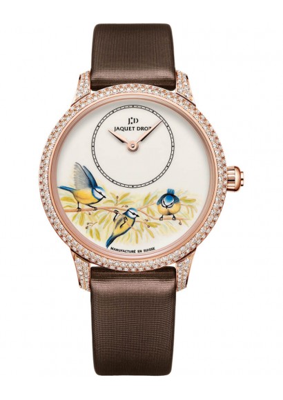 Jaquet Droz Les Ateliers d'Art Petite Heure Minute Enamel Painting 35mm J005003501