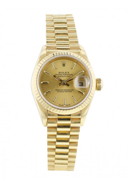 rolex oyster perpetual datejust 18k gold