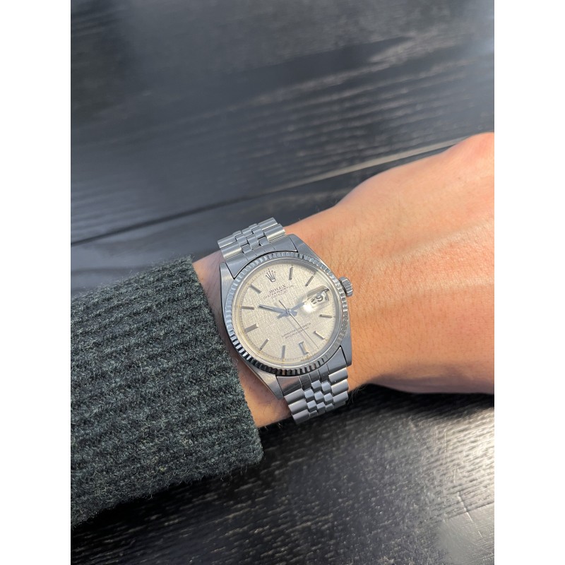 Rolex 1601 hot sale linen dial