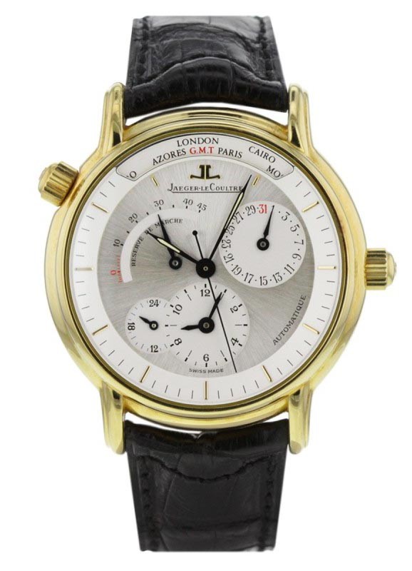 Jaeger lecoultre master geographic gold sale