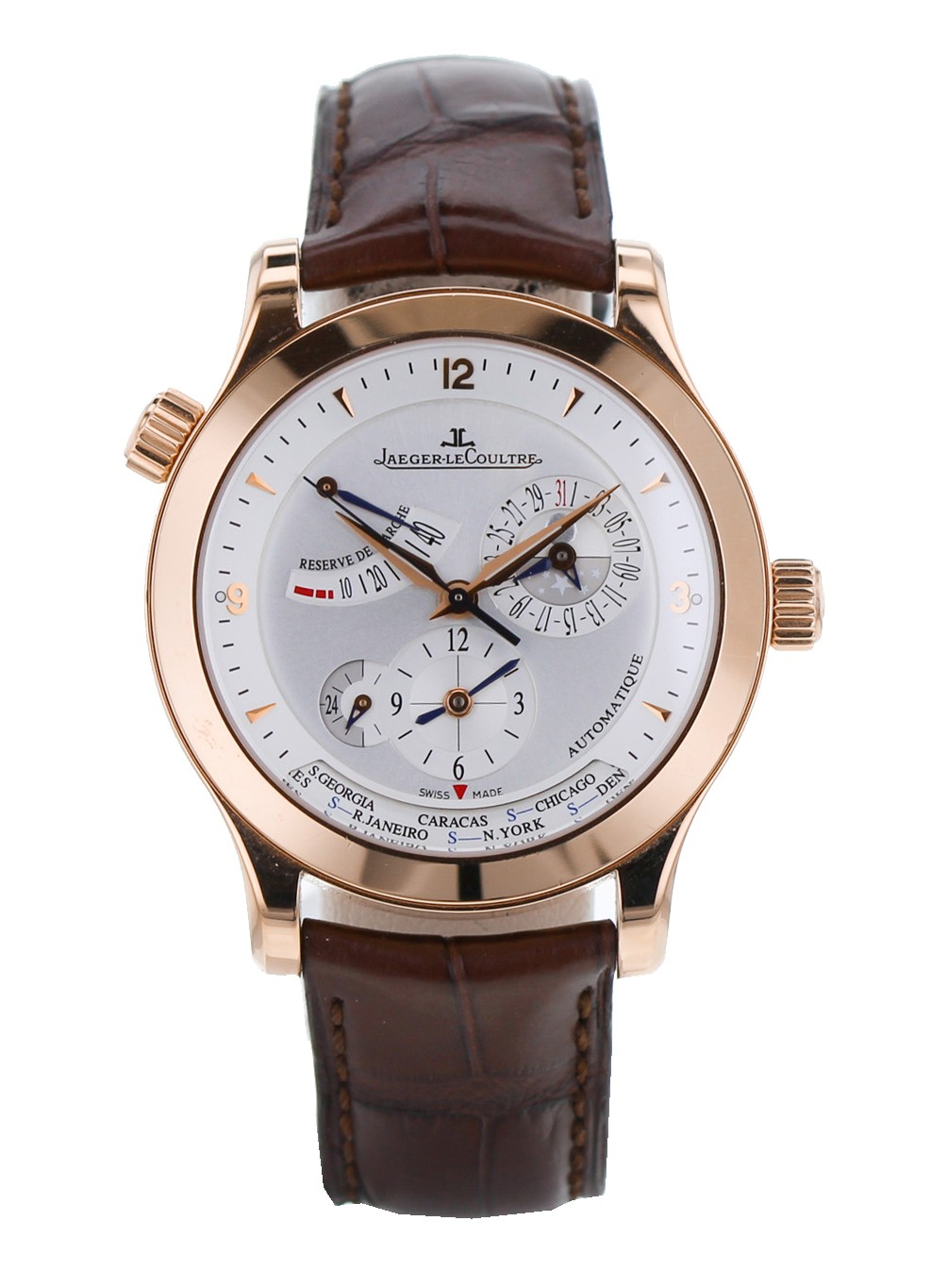 Jaeger Lecoultre Master Geographic Power Reserve 18k 147.2.57.S 643