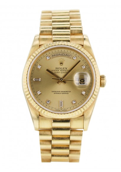 Rolex Day-Date Factory Diamond Set 118238