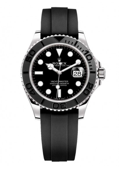 rolex yachtmaster 42 white gold