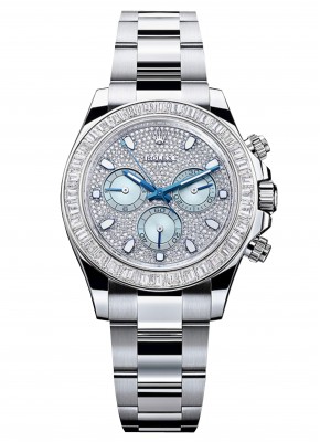  Daytona 116576TBR Factory Diamonds Platinium