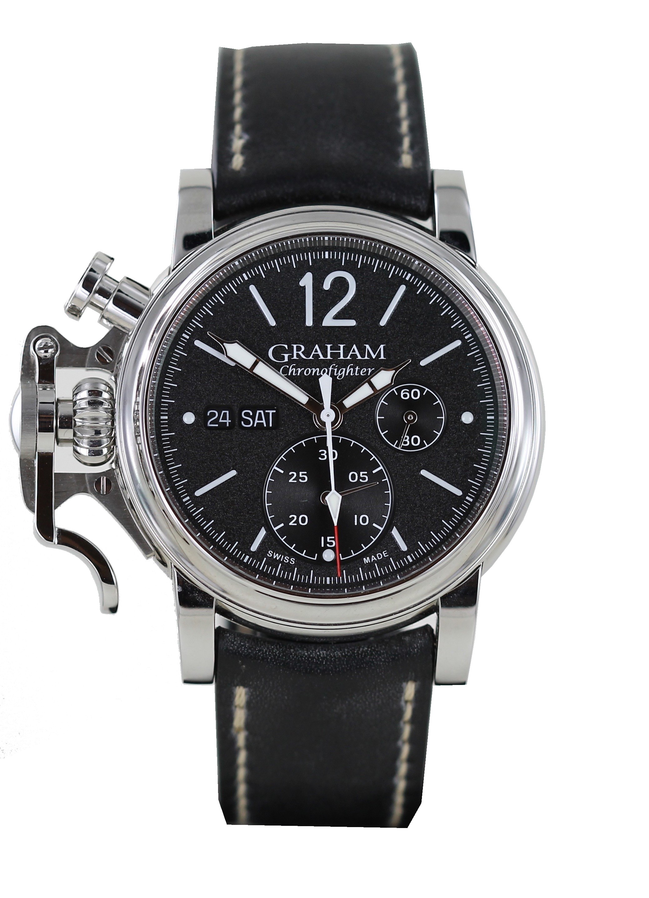 Pre-Owned Graham Chronofighter Oversize Commander Ref. 2OVATCO