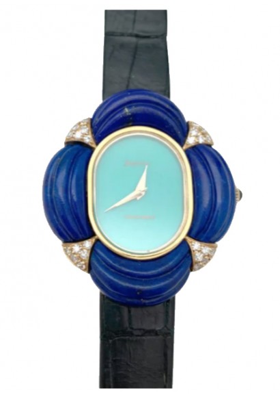 Chaumet Lady 18k Lapis Lazuli & Diamonds