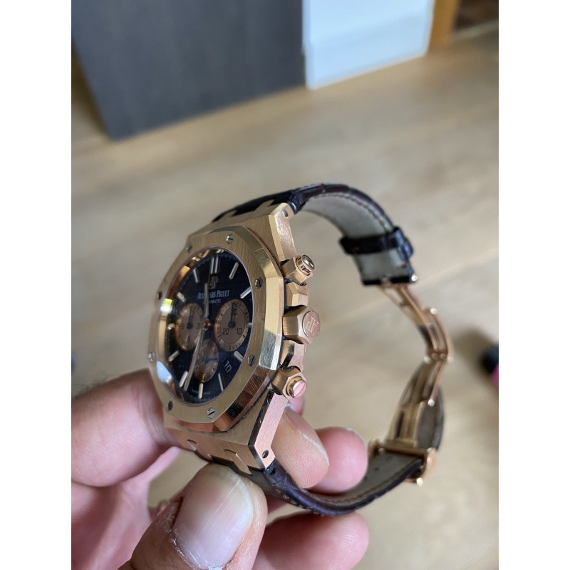 Audemars Piguet Royal Oak Chronograph 26331OR.OO.1220OR.02 Brown Index Rose  Gold 41mm - BRAND NEW