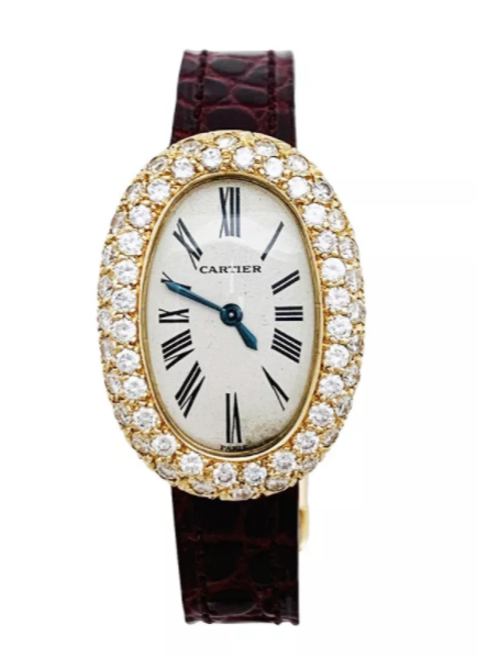 Cartier baignoire clearance diamonds