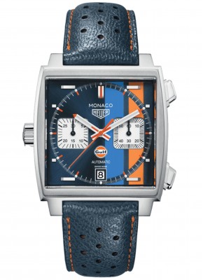  Monaco Calibre 11 CAW211R.FC6401 TAG HEUER GULF MONACO Cal. 11 Chrono stripes