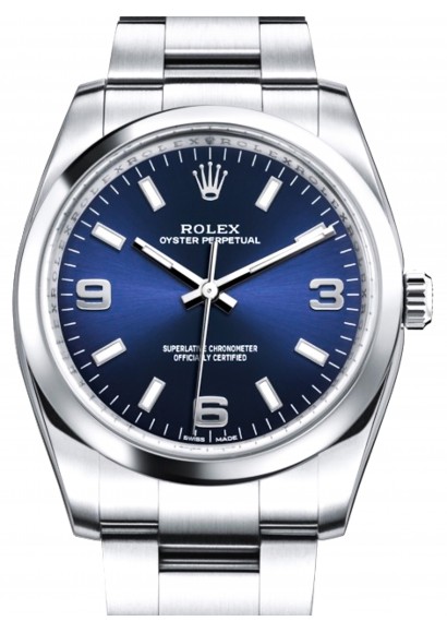  Oyster Perpetual 34 Oyster Perpetual 114200 Cadran bleu