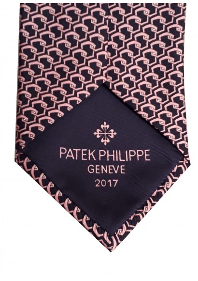 Patek Philippe cravate en soie neuve cravate motif Calatrava