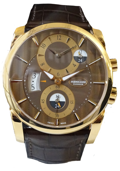 Parmigiani Fleurier Tonda Hemisphere Havana 18k rose gold New PFC231-1001200-HA1241