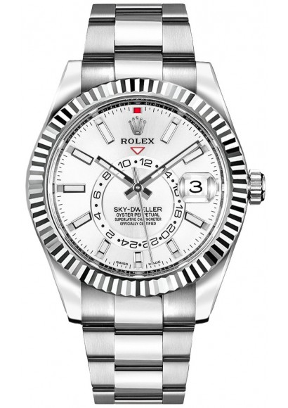 sky dweller rolex steel