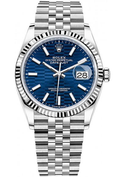 datejust rolex blu