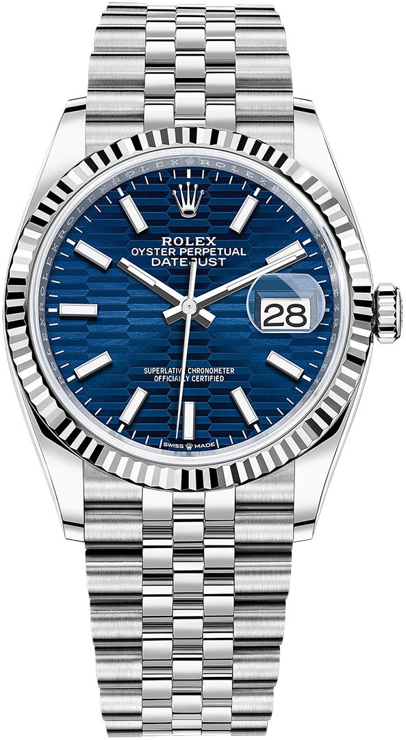 rolex datejust 36 blue face