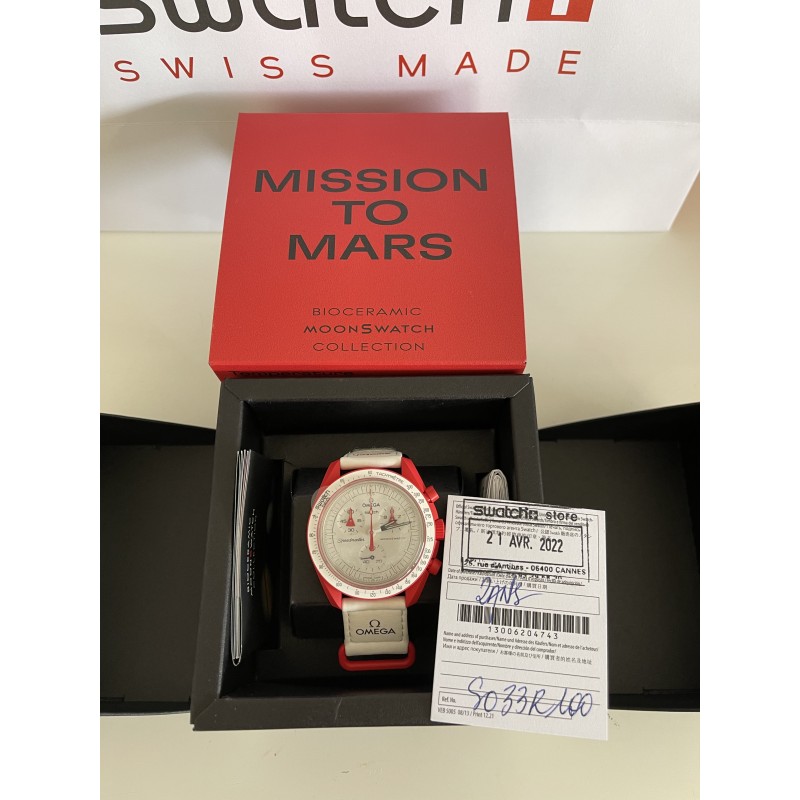 Omega x Swatch MISSION TO MARS SO33R100 10264