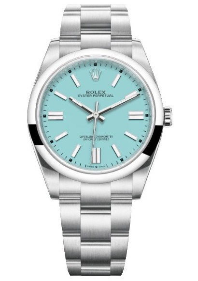 rolex 124300 blue