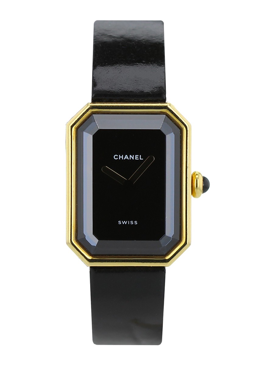 chanel watch leather strap