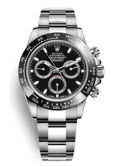 rolex daytona ceramic black dial